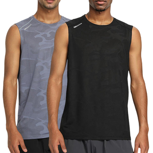 OEM Custom Bodybuilding Fitness Sports Vest Sleeveless T Shirt Stringer Training Muscle <b>Running</b> <b>Singlet</b> For Men - Product Image 2