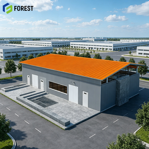 Estructura de Acero Industrial Resistente para Depósito Logístico, Instalación de Almacenamiento Industrial Prefabricada, Diseño de Edificio de Alta Capacidad - Product Image 1