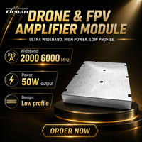 Module amplificateur de puissance RF ultra large bande 2000-6000 MHz 30W à semi-conducteurs (SSPA) pour drone et FPV