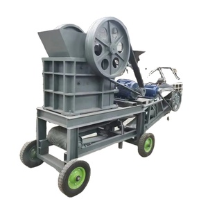 Nouveau Concasseur à Mâchoires Mobile Hengtong en Promotion pour le Concassage de Pierres Dures et l'Exploitation Minière, Capacité Maximale de 20t/h, Moteur AC, Roulement 125mm - Product Image 2