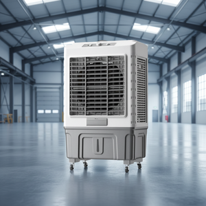 เครื่องทำความเย็นแบบตั้งพื้นอุตสาหกรรมความแม่นยำสูง พร้อมมอเตอร์ AC ปรับความเร็วลมได้หลายระดับ เหมาะสำหรับร้านค้า บ้าน และสำนักงาน - Product Image 4