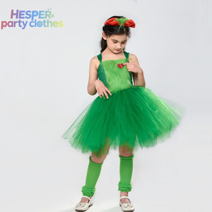 ชุดกระโปรงบัลเลต์สีเขียว HESPER 2026 ขายดี ชุดผ้าทูลสำหรับเด็ก งานเทศกาล พร้อมที่คาดผม สำหรับงานปาร์ตี้วันเกิด ฮาโลวีน คริสต์มาส - Product Image 2