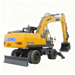 Gebruikt fabrieksmodel 21 ton giekwielgraafmachine XE210WB met goede prijs - Product Image 4