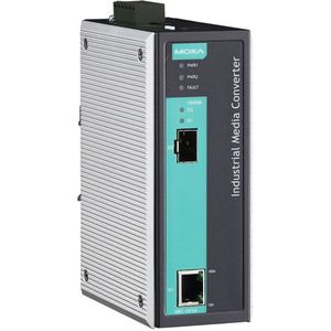 Convertisseur de média industriel Moxa IMC-101G, équipement Ethernet vers fibre optique - Product Image 1