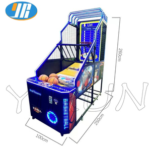 YIRUN - Simulador de Baloncesto Compacto para Interiores, Operado con Monedas, para Niños y Adultos, Mini Juego de Arcade para Parques de Diversiones - Product Image 1