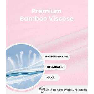 Conjunto de Pijama de Viscosa de Bambú Personalizado para Mujer, Suave, Manga 3/4, Pantalones Capri, Ropa de Dormir Fresca, Informal, de Dos Piezas - Product Image 5