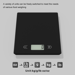 खाद्य रसोई पैमाने बहुक्रियाशील भोजन पैमाने 5 किलो ग्लास डिजिटल वजन रसोई पैमाने - Product Image 2