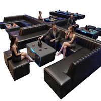Mobilier commercial pour restaurant, café, boîte de nuit : Banquette et chaise modernes de style contemporain en PU pour café