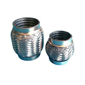 Stainless Steel 304 Exhaust Flexible Pipes Braided And Interlock M4-M12 Flexible Hose pipes