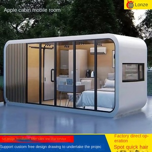 Apple Warehouse Staal Mobiele Kamer <span class=keywords><strong>Capsule</strong></span> Ruimte Ontwerp Hotel Buitenverblijf Camping Residentieel Geïntegreerde Villa - Product Image 2