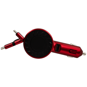 ที่ชาร์จแบบเร็วสามารถพับเก็บได้ USB 30W สำหรับชาร์จโทรศัพท์มือถือที่ชาร์จในรถอเนกประสงค์แบบ3-in-1 - Product Image 5