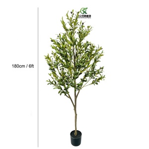 Arbre d'<span class=keywords><strong>olivier</strong></span> artificiel en tissu léger de style nordique Xinli, 6 pieds, plante de simulation avec <span class=keywords><strong>pot</strong></span> - Product Image 2