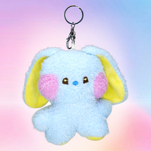 En stock KPOP NJ <span class=keywords><strong>Porte</strong></span>-<span class=keywords><strong>clés</strong></span> en peluche de 12 cm, breloque pour sac, accessoire de soutien aux fans sur le thème des idoles, pendentif en peluche doux pour sac à dos/<span class=keywords><strong>clés</strong></span> - Product Image 5