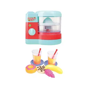 EPT电动塑料水果搅拌机榨汁机搅拌机玩具幼儿假装迷你餐具斩波器玩具儿童厨房游戏套装
