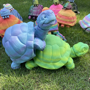 Jouet anti-stress tortue marine imprimé en 3D, créatures articulées imprimées en 3D, articles pas chers, motifs de dragon originaux - Product Image 3