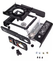 Réchaud à Gaz Métallique Portable Mini et Durable, Combustible pour Barbecue Domestique Compact pour Camping et Aventures en Plein Air