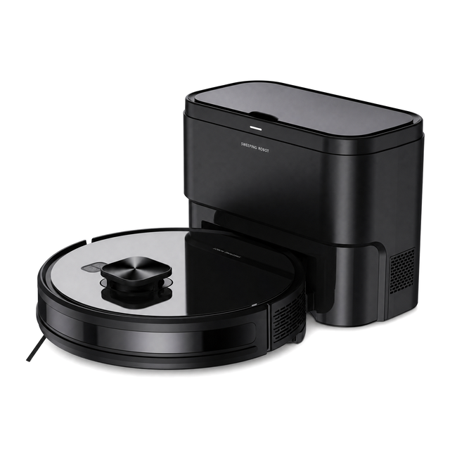 PX7D Robot Vacuum Cleaner, LDS Lidar Navigation, 20000Pa Suction, Auto Empty Station 3-in-1 Vacuum & Mop for Home Hard Floor Car