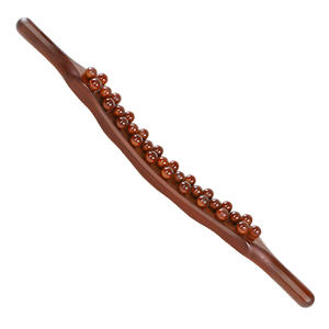 Mango redondo ergonómico de madera, masajeador rascador de palos <span class=keywords><strong>Gua</strong></span> <span class=keywords><strong>Sha</strong></span>, caja de regalo de madera personalizada, paquete de 4 tamaños a elegir, 100 Uds. - Product Image 1