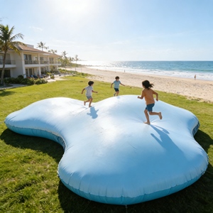 Castillo Inflable de Alta Calidad con Piscina, Brincolín, Piscina de PVC Suave, Seguro para Niños, Juego Acuático al Aire Libre - Product Image 2
