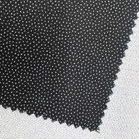 Entoilage thermocollant en tissu 75D*300D en polyester tricoté à insertion de trame pour veste de costume et col de chemise