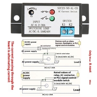 Module de protection isolé avec détection de surintensité 0~30A, capteur de courant alternatif SZC23-NO-AL-CH, prix usine