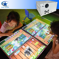 Aire de jeux éducative intérieure/extérieure, projecteur holographique 3D, table de peinture interactive, système de projection murale, jeu pour jardin