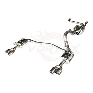 Vortex High Performance Stainless Exhaust for Nissan Patrol Armada Y62 Valve Controlled Piping <b>Kit</b> - Product Image 4