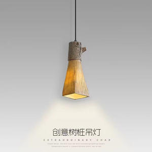 Lámpara de Tronco de Árbol Simulado de Estilo Retro, Iluminación Artística Creativa para Invitados - Product Image 3