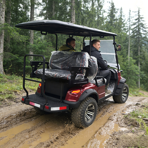 Mini voiture électrique tout-terrain à 4 places inspirée des motos, avec une grande garde au sol et un système de freinage sécurisé - Product Image 1