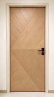 Porte intérieure moderne en bois massif, style Shaker, 2 panneaux, 30x80 po, apprêtée blanche, pour maison, norme américaine