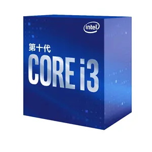 Intel Core I3 10100 Cpu ตัวประมวลผลเกม,ซีพียูเกม Copumter Pc Quad-Core แปดเธรด LGA 1200