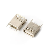 Conector USB 2,0 hembra tipo ángulo