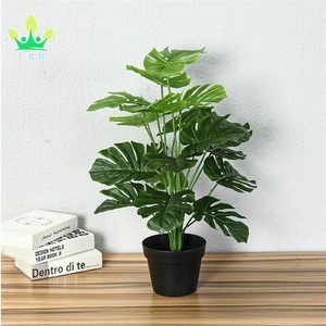 Real Touch Artificielle Monstera Arbre Plante Décor <span class=keywords><strong>Maison</strong></span> Jardin sans Pot pour Usage Intérieur - Product Image 2