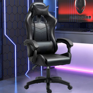 Silla Gamer de Acero Inoxidable con Giro de 360 Grados, Diseño Ergonómico, Ajustable en Altura con Elevación a Gas de 3 Etapas, Estilo Moderno para Oficina en Casa - Product Image 4