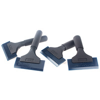 Racloir de film automobile en alliage d'aluminium avec fonction auto-cicatrisante Applicateur de colle pour raclette en PVC avec poignée confortable en PVC souple