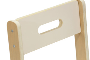 Juego de sillas de mesa de madera plegables de altura ajustable para niños Montessori preescolar jardín de infantes muebles de aula cocina dormitorio - Product Image 6