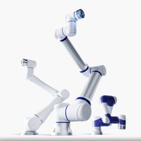 Robot lengan Las 6 sumbu dan Robot angkat, produk pengurang kecepatan otomatisasi pabrik muatan 12kg