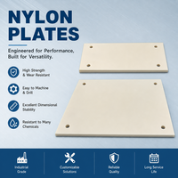 Plaque en nylon usinée PA66 PA6, feuille de polyamide, fabrication sur mesure avec trous percés, panneau en plastique technique, outil industriel