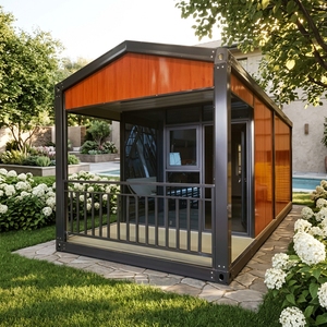 SKYLINE Maisonnette Préfabriquée de Luxe 20 pieds, <span class=keywords><strong>Maison</strong></span> Conteneur Détachable à Toit en Dôme, Prix Bas, Bâtiment Modulaire pour Hôtel et Bureau, Projet Complet - Product Image 6