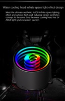 Zeromaster Pendingin CPU Cair Senyap 240mm ARGB PWM Fans AIO Water Cooling Heatsink Plastik untuk Intel/ Casing Komputer Desktop