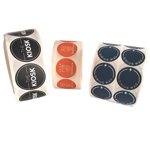 Commercio all'ingrosso <span class=keywords><strong>Logo</strong></span> adesivo adesivo stampa rotolo impermeabile adesivo di carta sintetica <span class=keywords><strong>Logo</strong></span> adesivo - Product Image 4