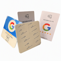 Support de table NFC Google, plaque autocollante NFC, carte de visite, avis Google pour votre entreprise, plaque d'avis Google NFC