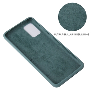 Funda de teléfono de silicona líquida Real de alta calidad para <span class=keywords><strong>Samsung</strong></span> S24 S23, funda móvil de goma de silicona de tacto suave con forro de microfibra - Product Image 4