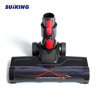 Brosse à rouleaux électrique motorisée avec lumière LED, pièces d'aspirateur, buse pour sols et tapis V7 V8 V10 V11