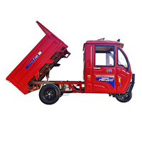 Tricycle de fret électrique robuste à carrosserie ouverte, 3 roues, pour entrepôt et usine, 1500W >60V