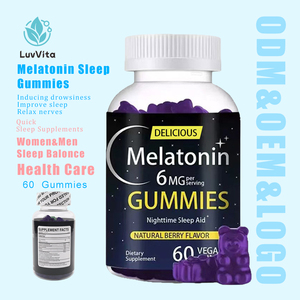 LUVVITA Gommose per il Sonno con Melatonina e Vitamina B6, Supporto per Sonno e Memoria, Vendita all'Ingrosso - Product Image 1