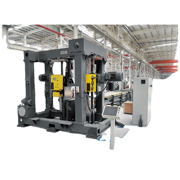 CNC H Beam End face milling of flange plate or web plate slotting Milling Machine