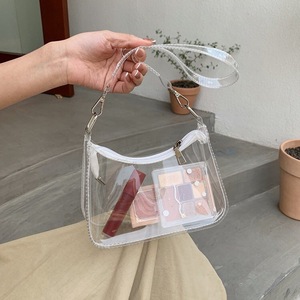 Nuova Borsa in PVC Trasparente alla Moda, Mini Clutch da Donna, Borsa a Tracolla Estiva per Giovani Donne - Product Image 3