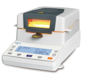 Analisador de umidade de laboratório de 0,01% com LCD retroiluminado fácil de operar aparência breve opção USB 110g 0.001g - Product Image 1
