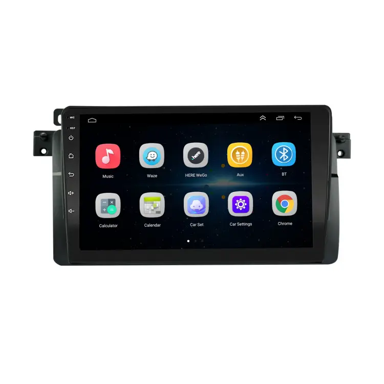 BBZL radio mobil Android 10 Stereo, pemutar DVD USB navigasi GPS tablet layar 9 inci untuk BMW 3 Series E46 323ci 325ci M3 1999-2004